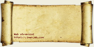 Tamara Veljović vizit kartica